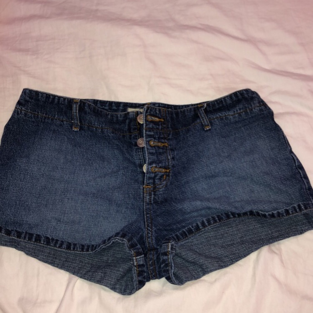 paris blues authentic jean shorts